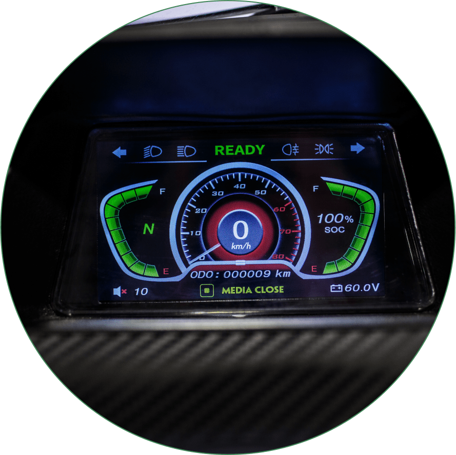 Elektroauto MoveEco Modell X5 | 2000W | Führerscheinfrei | 25 km/h | Weiß