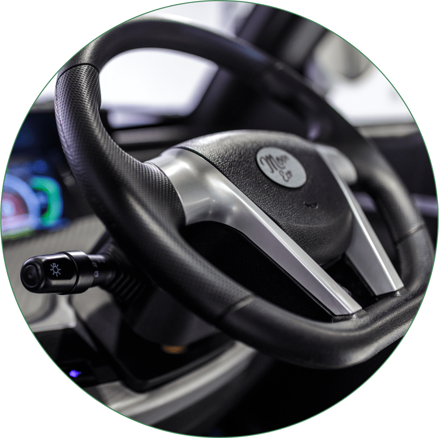 Elektroauto MoveEco Modell X5 | 2000W | Führerscheinfrei | 25 km/h | Weiß
