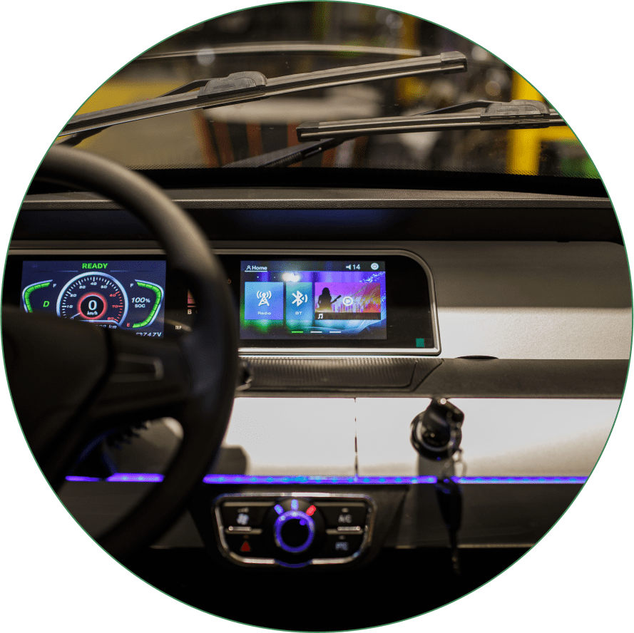 Elektroauto MoveEco Modell X9 | 3000W | Führerscheinfrei | 25 km/h | Rot