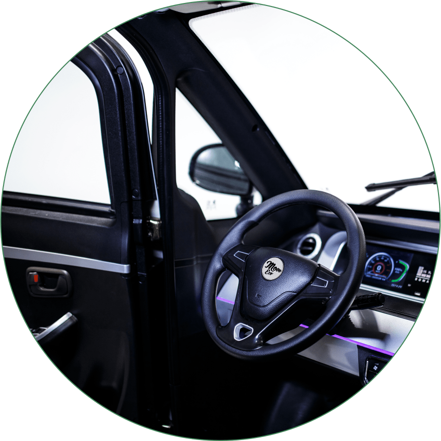 Elektroauto MoveEco Modell X9 | 3000W | Führerscheinfrei | 25 km/h | Rot