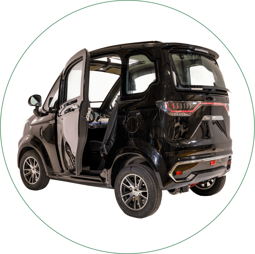 Elektroauto MoveEco Modell X9 | 3000W | Führerscheinfrei | 25 km/h | Rot