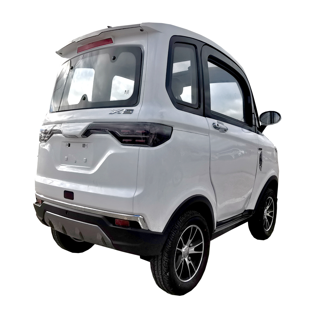 Elektroauto MoveEco Modell X5 | 2000W | Führerscheinfrei | 25 km/h | Weiß