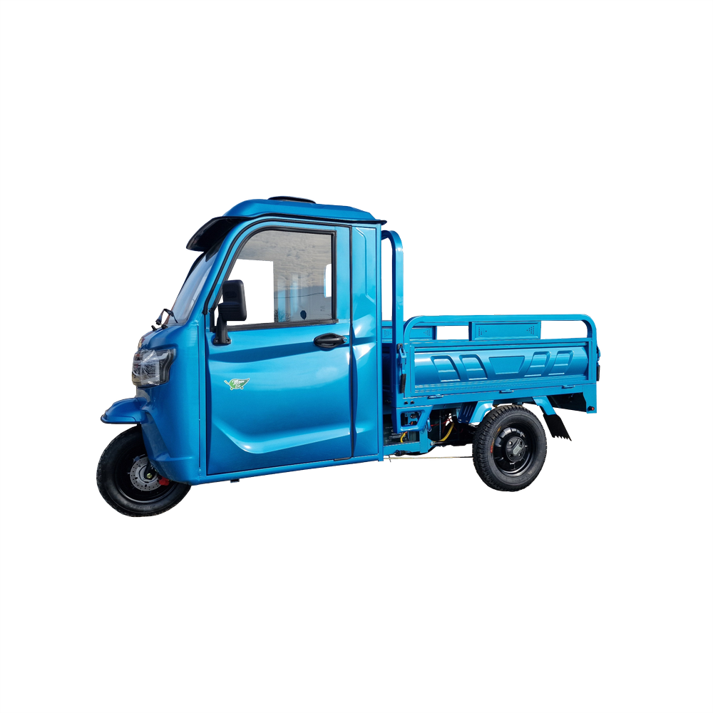 Elektro-Dreirad mit Kabine KH01 | 3000W | 45 km/h | Blau