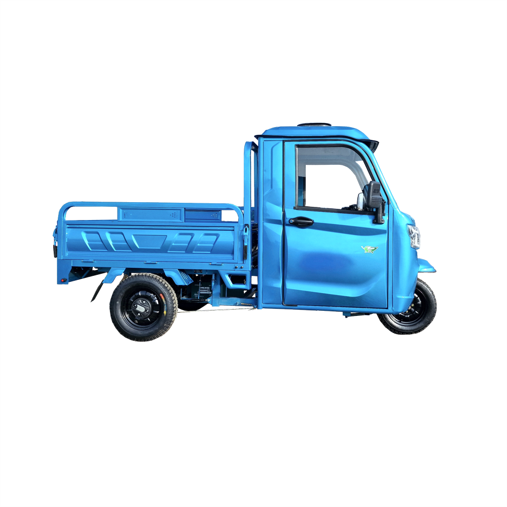 Elektro-Dreirad mit Kabine KH01 | 3000W | 45 km/h | Blau