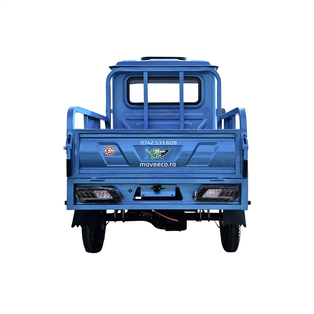 Elektro-Dreirad mit Kabine KH01 | 3000W | 45 km/h | Blau