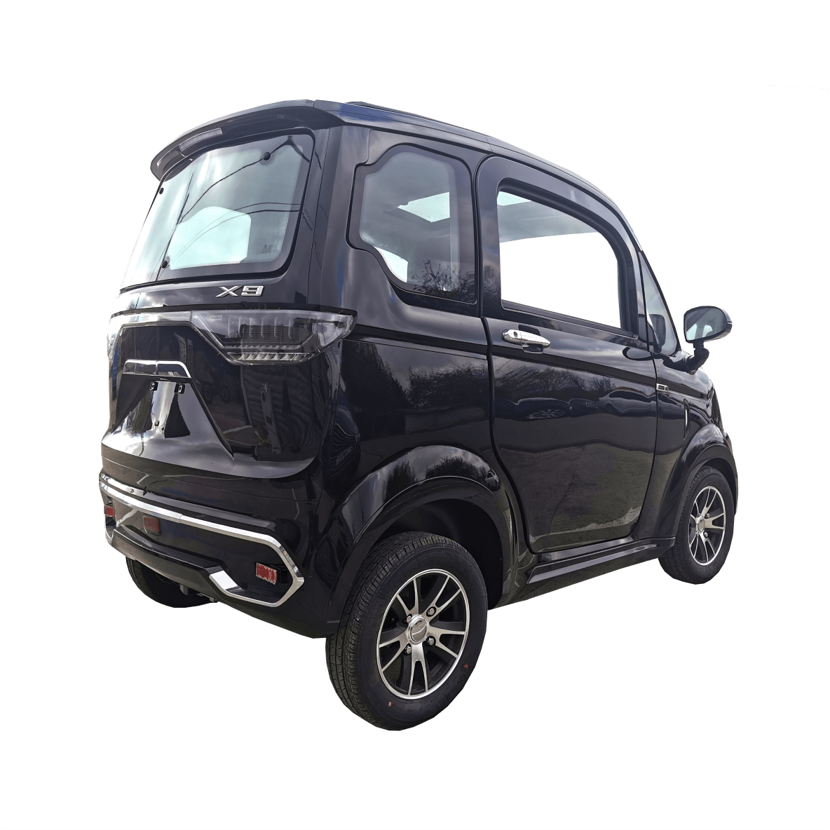 Elektroauto MoveEco Modell X9 | 3000W | Führerscheinfrei | 25 km/h | Rot