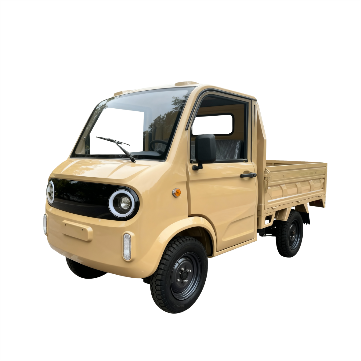Elektrotransporter MoveEco Pickup T1 | 3000W | Führerscheinfrei | 25 km/h | Braun