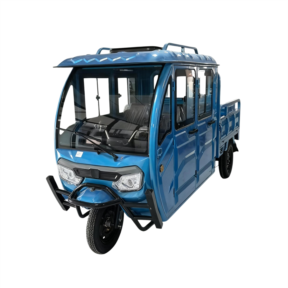 Elektrisches Dreirad | 4 Türen | Modell T2 | 2000W | 25 km/h | Blau