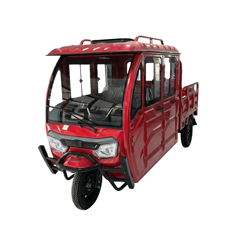 Elektrisches Dreirad | 4 Türen | Modell T2 | 2000W | 25 km/h | Rot