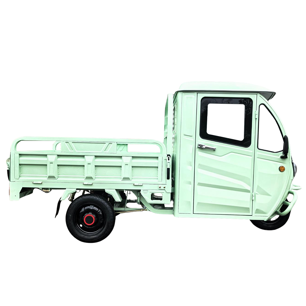 Elektrisches Dreirad Modell T3 mit Lenkrad | 1000W | 72V-58Ah | 25km/h | Grün