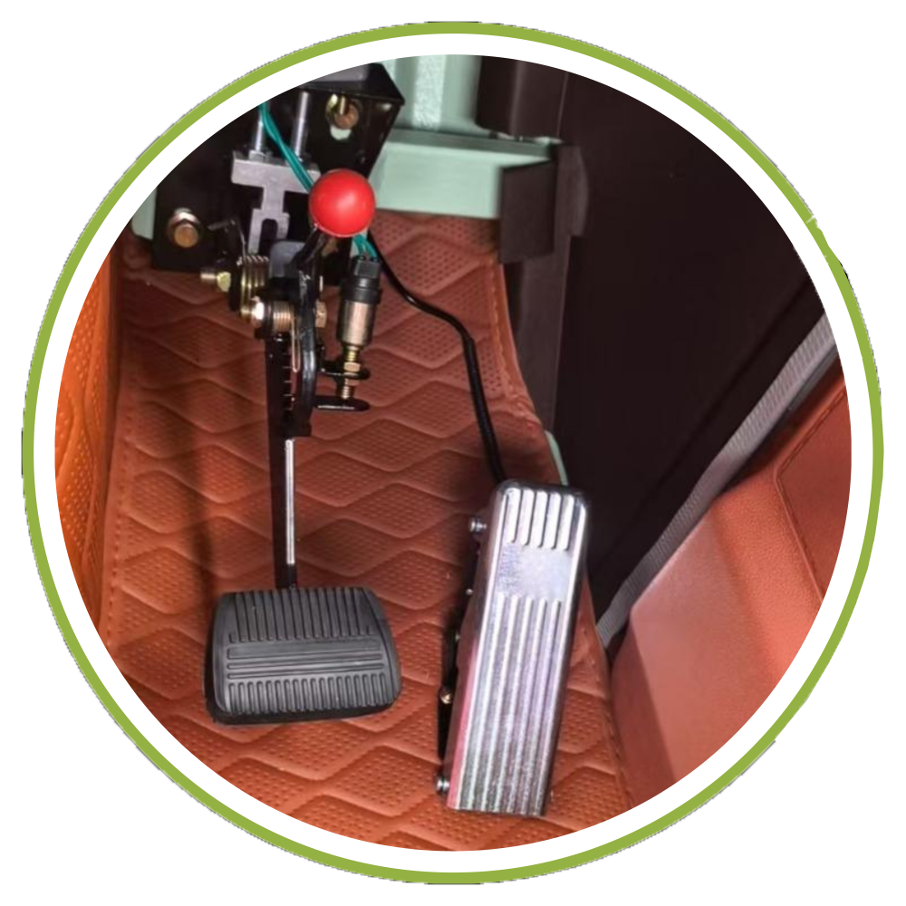 Elektrisches Dreirad Modell T3 mit Lenkrad | 1000W | 72V-58Ah | 25km/h | Grün