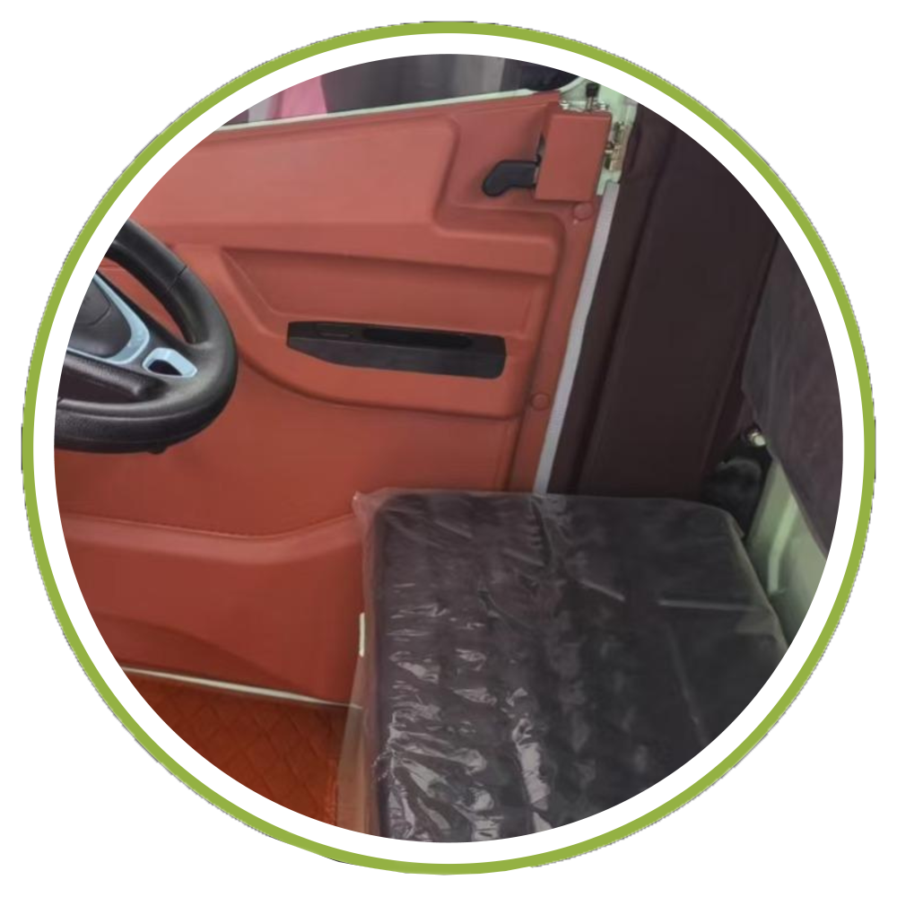Elektrisches Dreirad Modell T3 mit Lenkrad | 1000W | 72V-58Ah | 25km/h | Grün