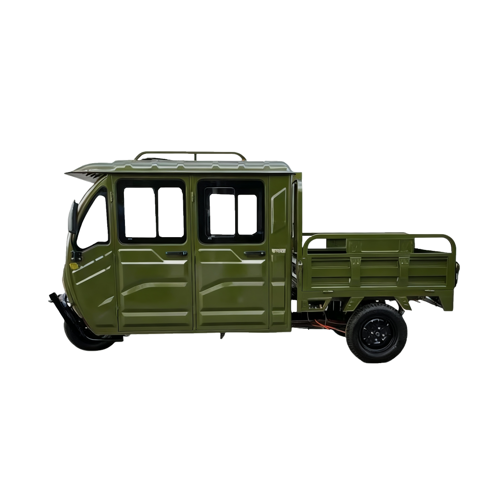 Elektrisches Dreirad | 4 Türen | Modell T2 | 2000W | 45 km/h | Grün