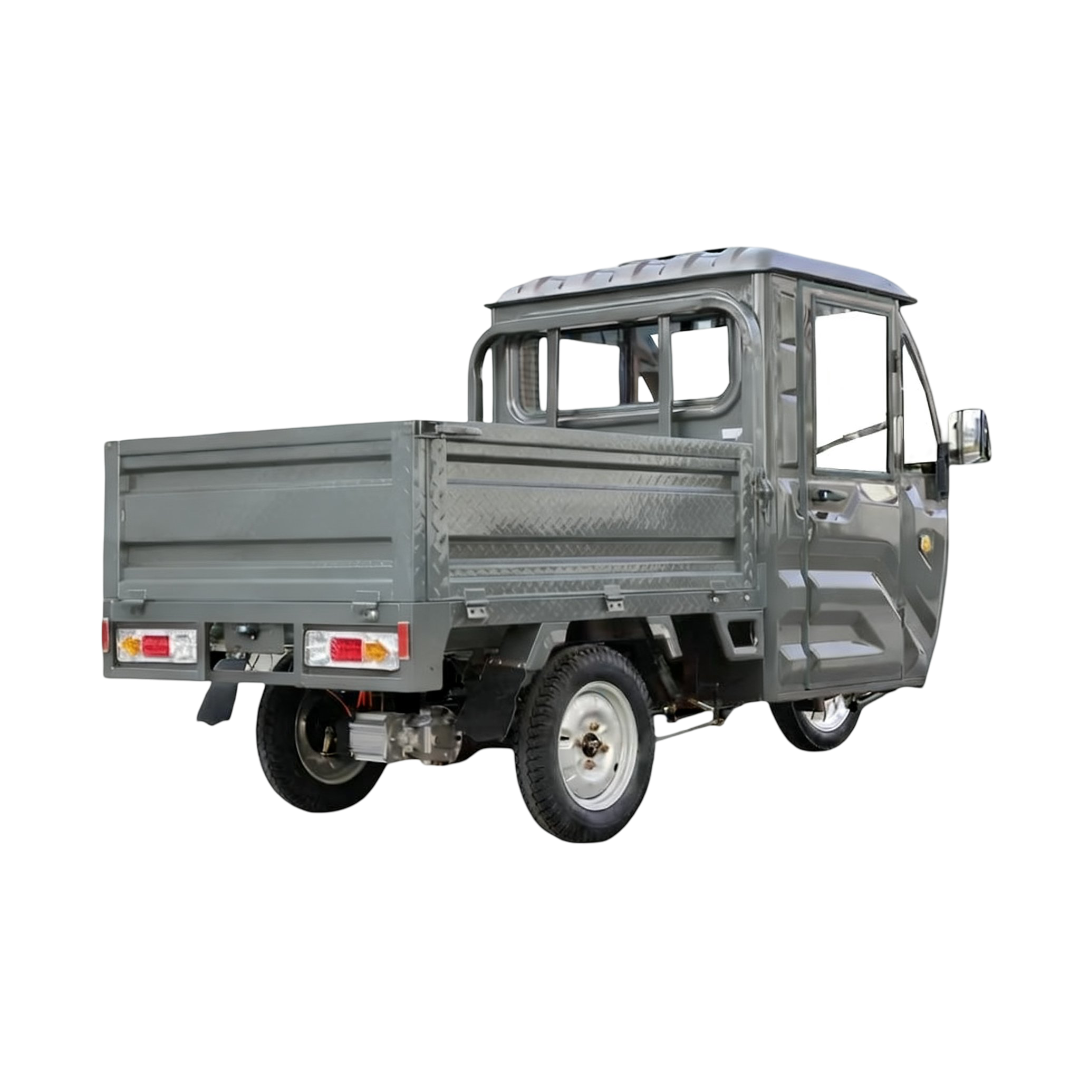 Elektrisches Dreirad mit Lenkrad | Modell KH06 | 2000 W | 72V-58 Ah | 45 km/h | Grau