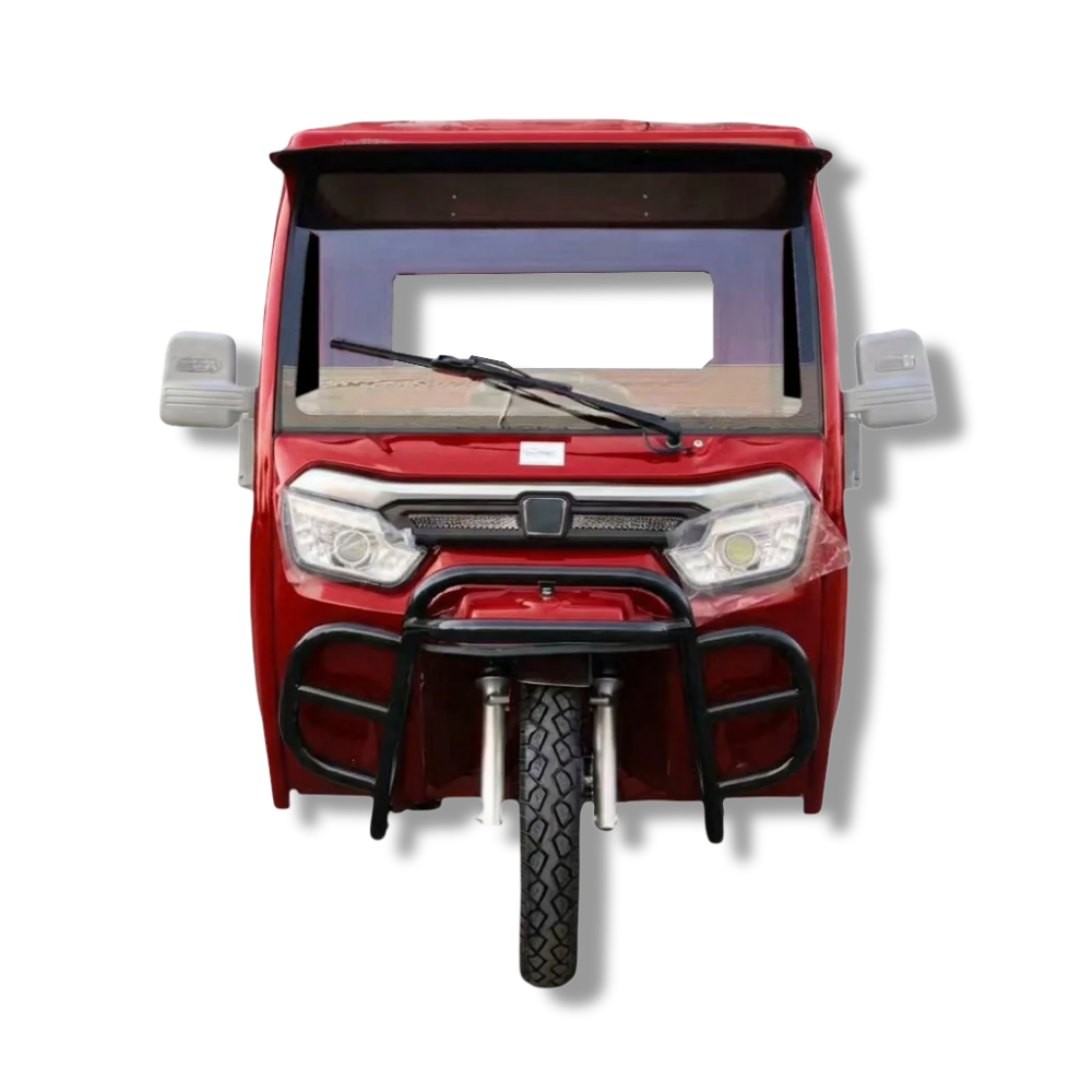 Elektrisches Dreirad mit Lenkrad | Modell KH06 | 2000 W | 72V-58Ah | 45 km/h | Rot