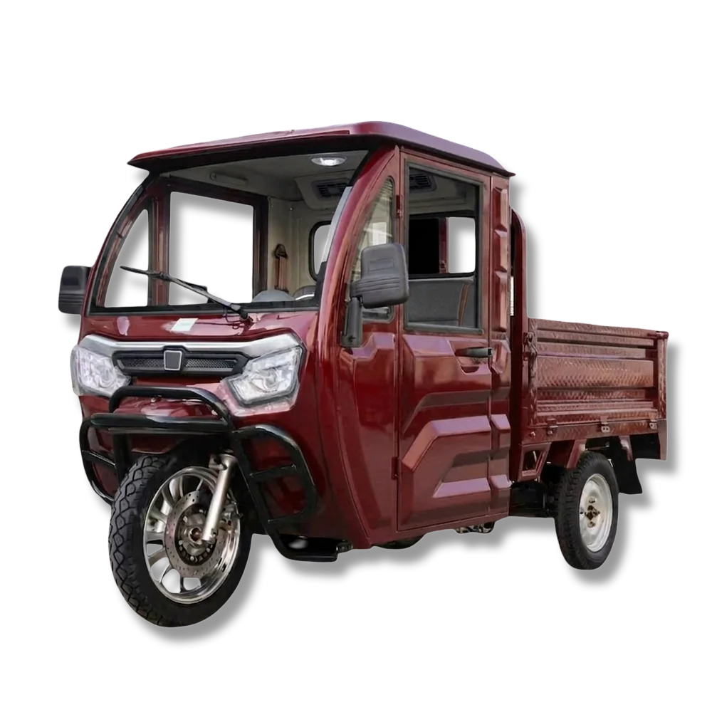 Elektrisches Dreirad mit Lenkrad | Modell KH06 | 2000 W | 72V-58Ah | 45 km/h | Rot