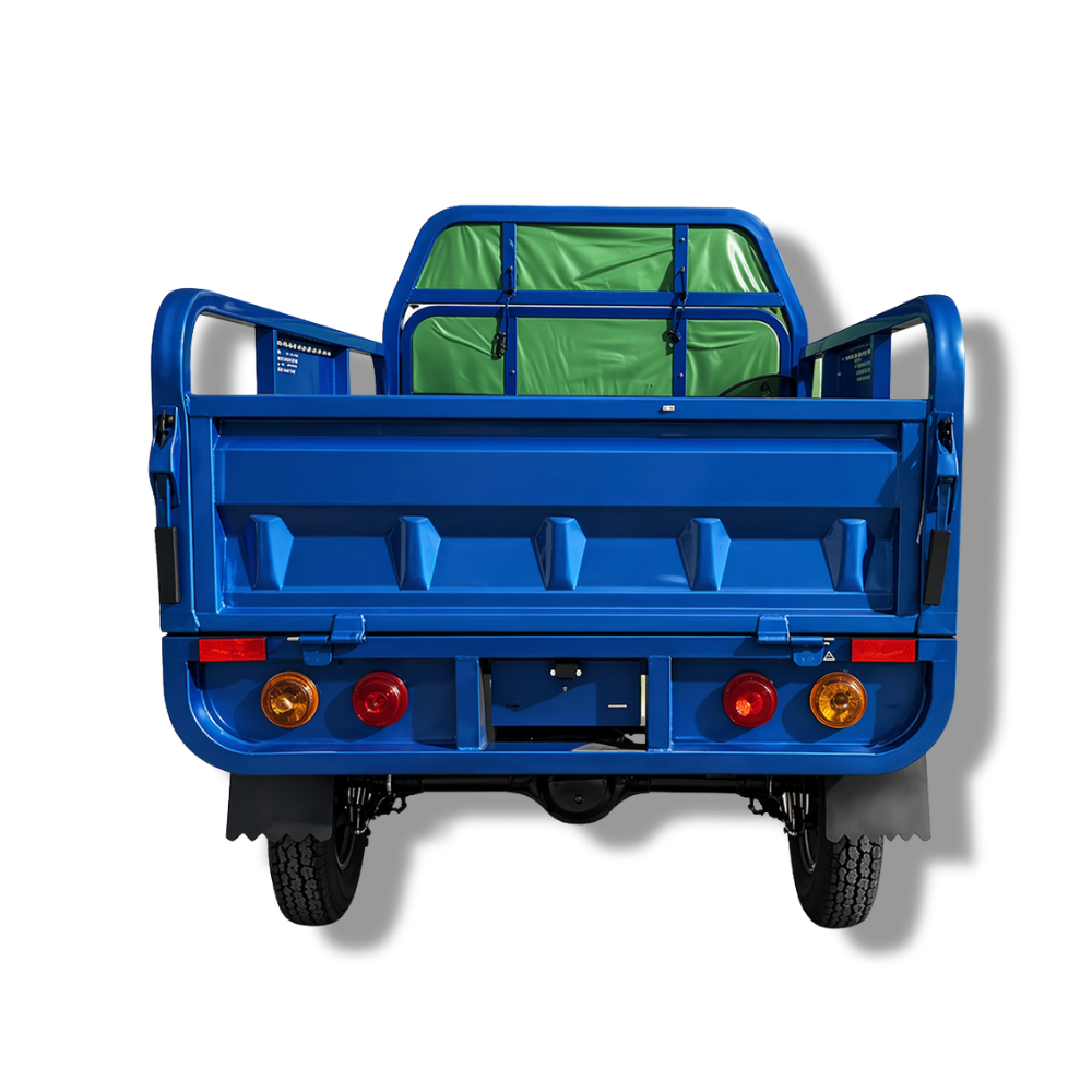 Elektrisches Dreirad MoveEco Cargo 500 | 1000W | Genehmigungsfrei | 60V-20Ah | 25km/h | Blau