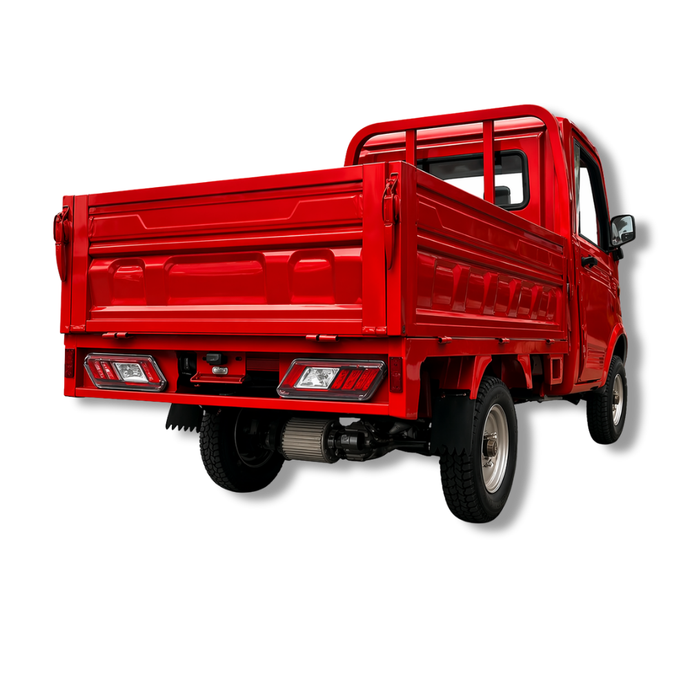 Elektrotransporter MoveEco Pickup T1 3000W | genehmigungsfrei | 25 km/h | Rot