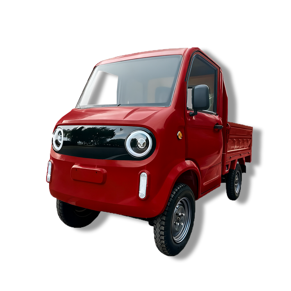 Elektrotransporter MoveEco Pickup T1 3000W | genehmigungsfrei | 25 km/h | Rot