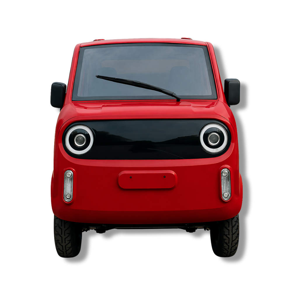 Elektrotransporter MoveEco Pickup T1 3000W | genehmigungsfrei | 25 km/h | Rot