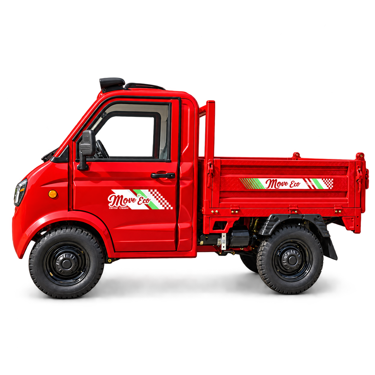 Elektrischer Kleintransporter E-Pickup KH09 | 72 V / 105 Ah | 3500 W | 25 km/h | Rot