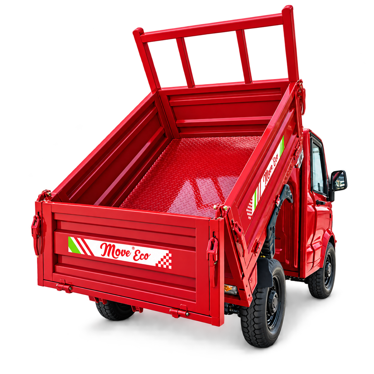 Elektrischer Kleintransporter E-Pickup KH09 | 72 V / 105 Ah | 3500 W | 25 km/h | Rot